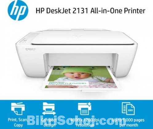 HP DeskJet 2131 All-in-One Inkjet Cartridge Printer